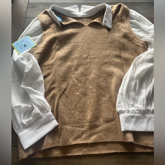 NWT CECE sweater blouse - Picture 8 of 9